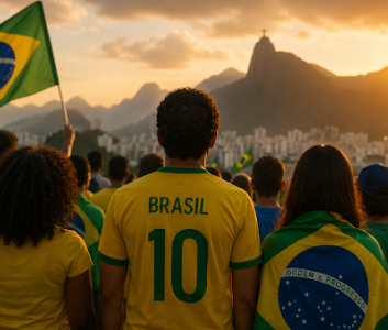 Dois em cada três brasileiros ainda vestem a camisa do Brasil mesmo diante de incertezas sobre o país